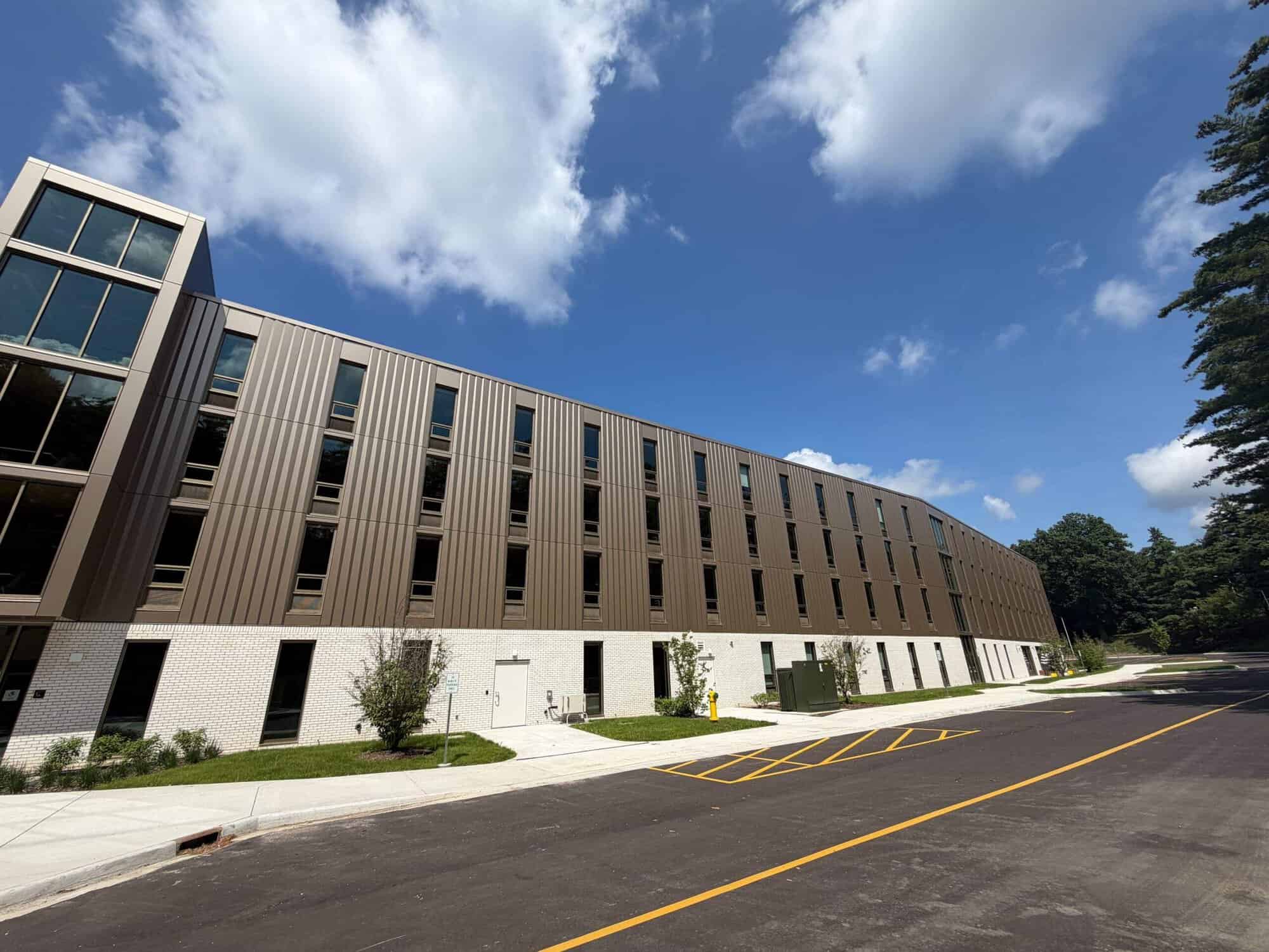 Multi-storey commercial building exterior